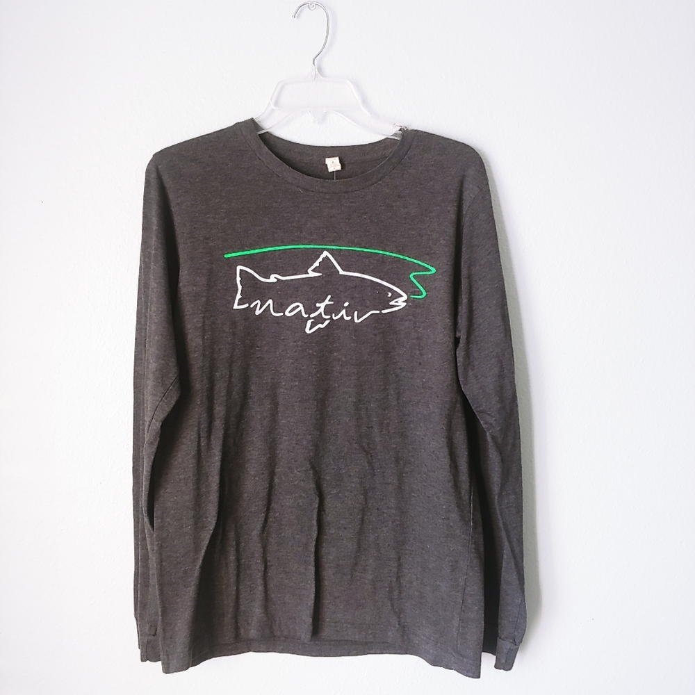 Nativ | Gray Longsleeve Tee Shirt